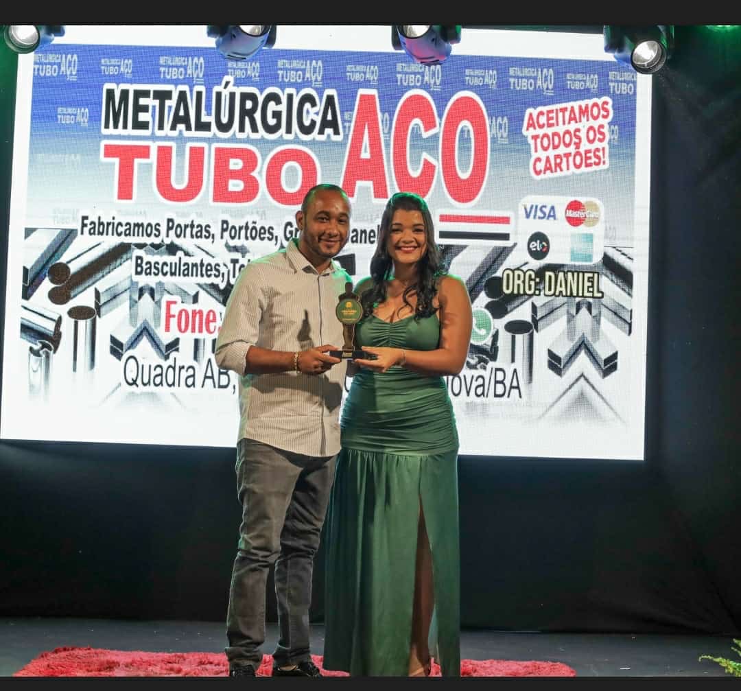 Metalúrgica Tubo Aço é Destaque na PremiaçãoMelhores do Ano 2024 em Casa Nova, Bahia
